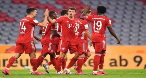 بايرن ميونخ يتجاوز فرانكفورت بصعوبة ويتأهل لنهائي كأس ألمانيا (فيديو)